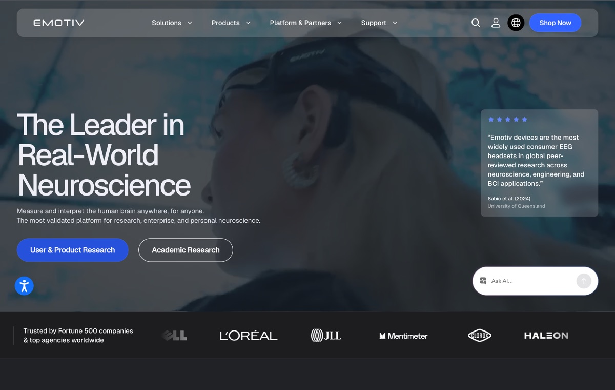 Emotiv — Brain-Computer Interface Platform - AI / Real-Time Systems project by Umar Jamil
